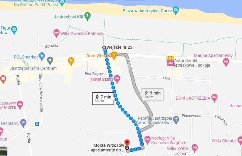 Morze Wrzosow Luxflats Apartman Jastrzębia Góra Kültér fotó